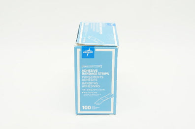 Medline PRM25600 Adhesive Bandage Strips 1 inch x 3 inch - Box of 99